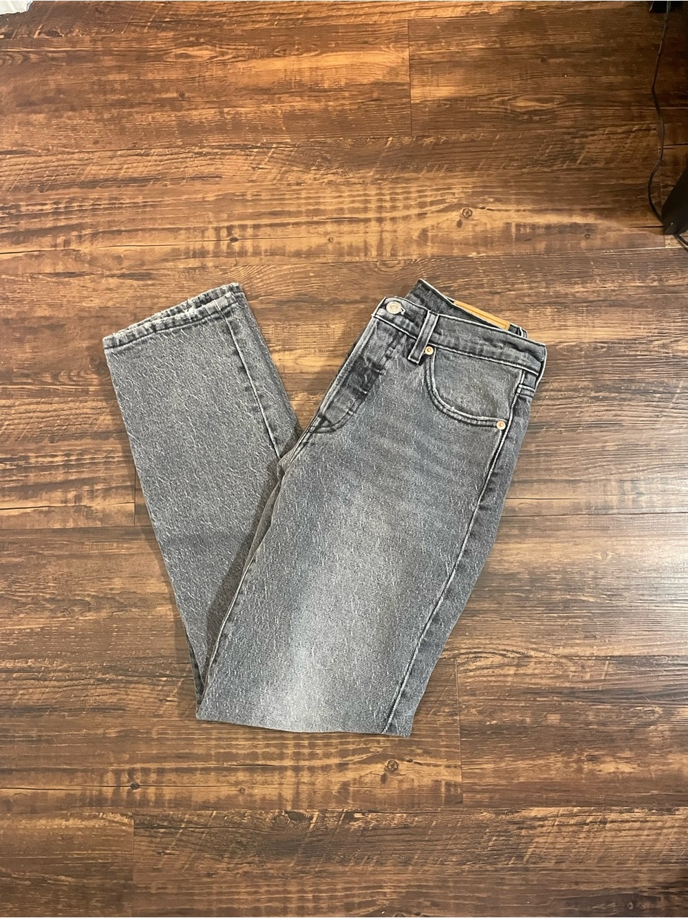 Gray Straight Levi’s 501 Jeans